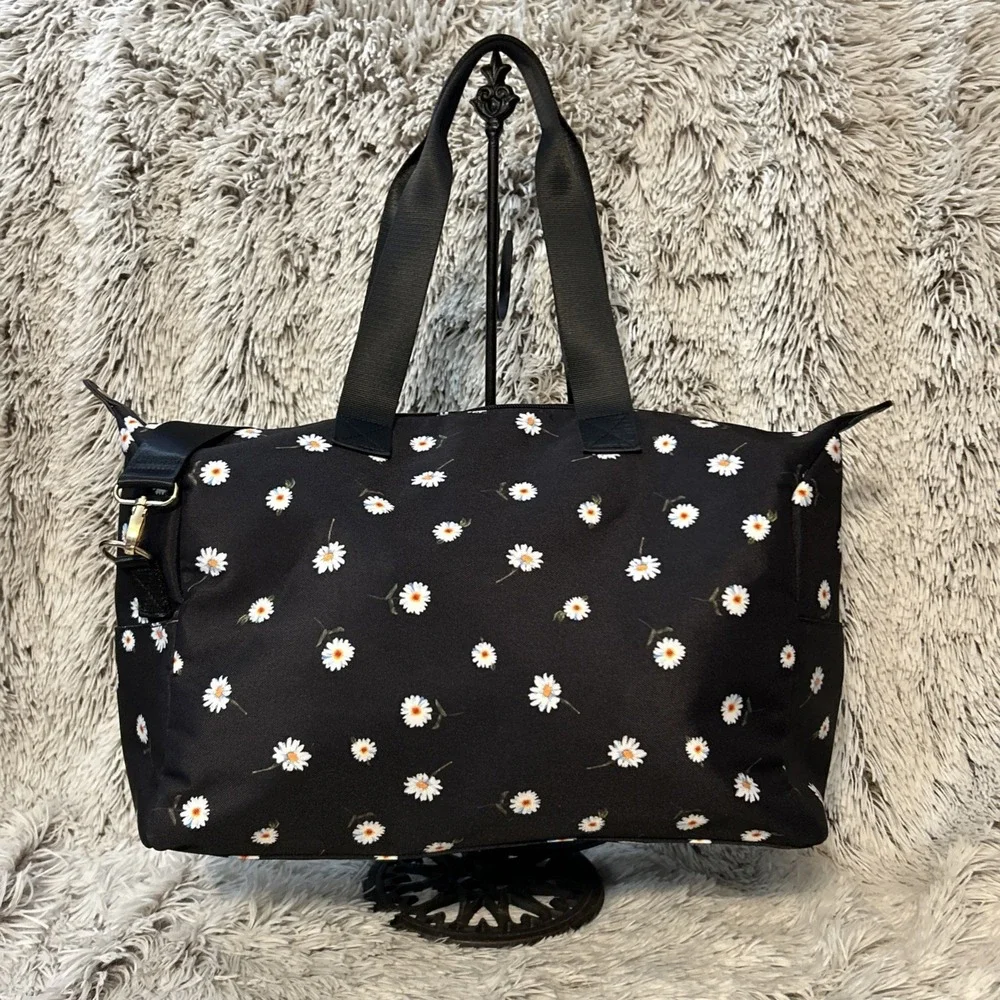 Alice + Olivia Daisy Print Weekender Duffel Bag By Stacey Bendet 16